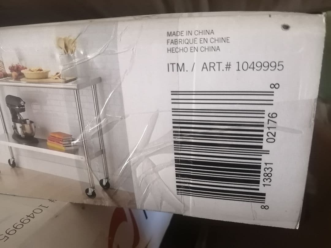 NSF ステンレススチール作業台 キャスター付き