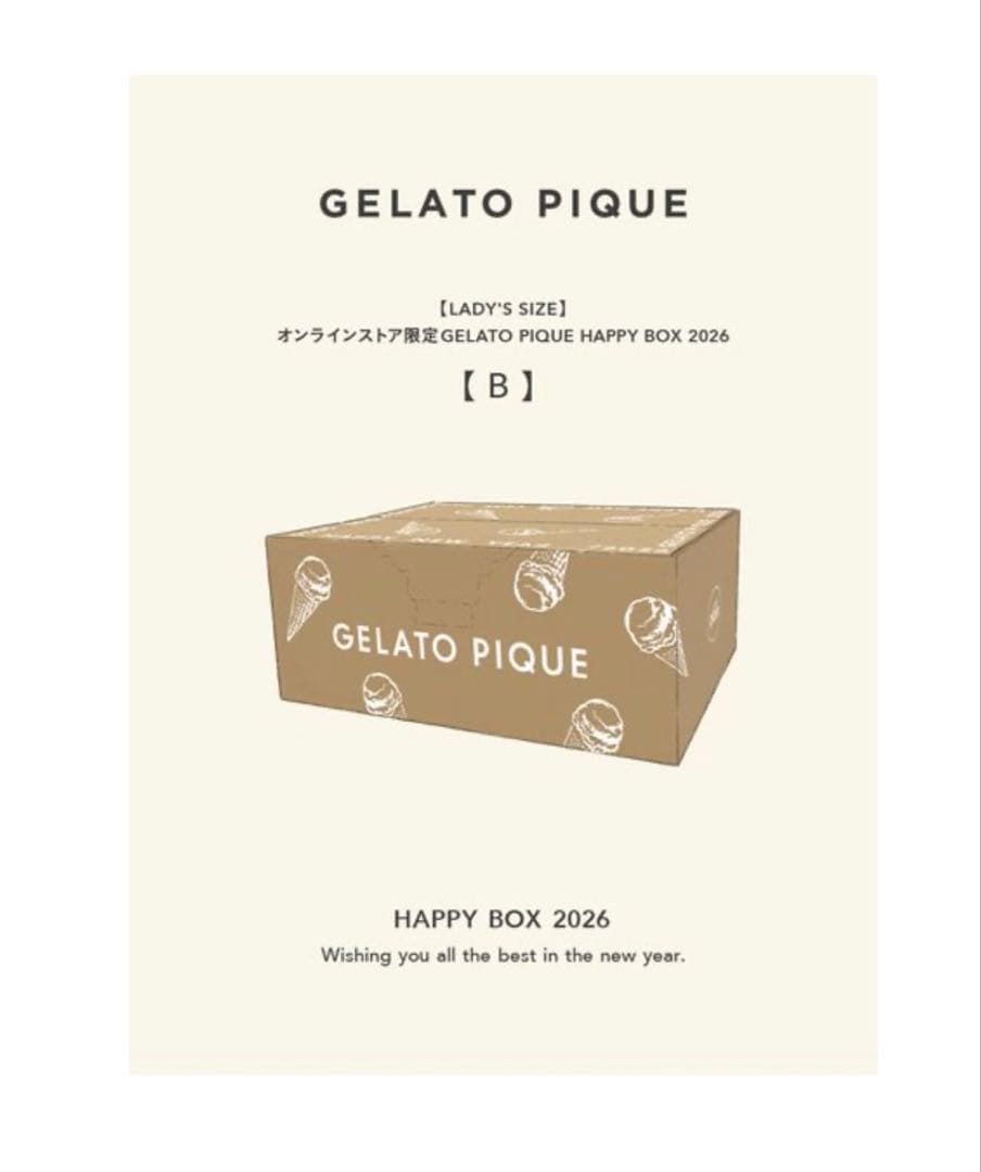 新品♡GELATO PIQUE HAPPY BOX 2026♡レディースB