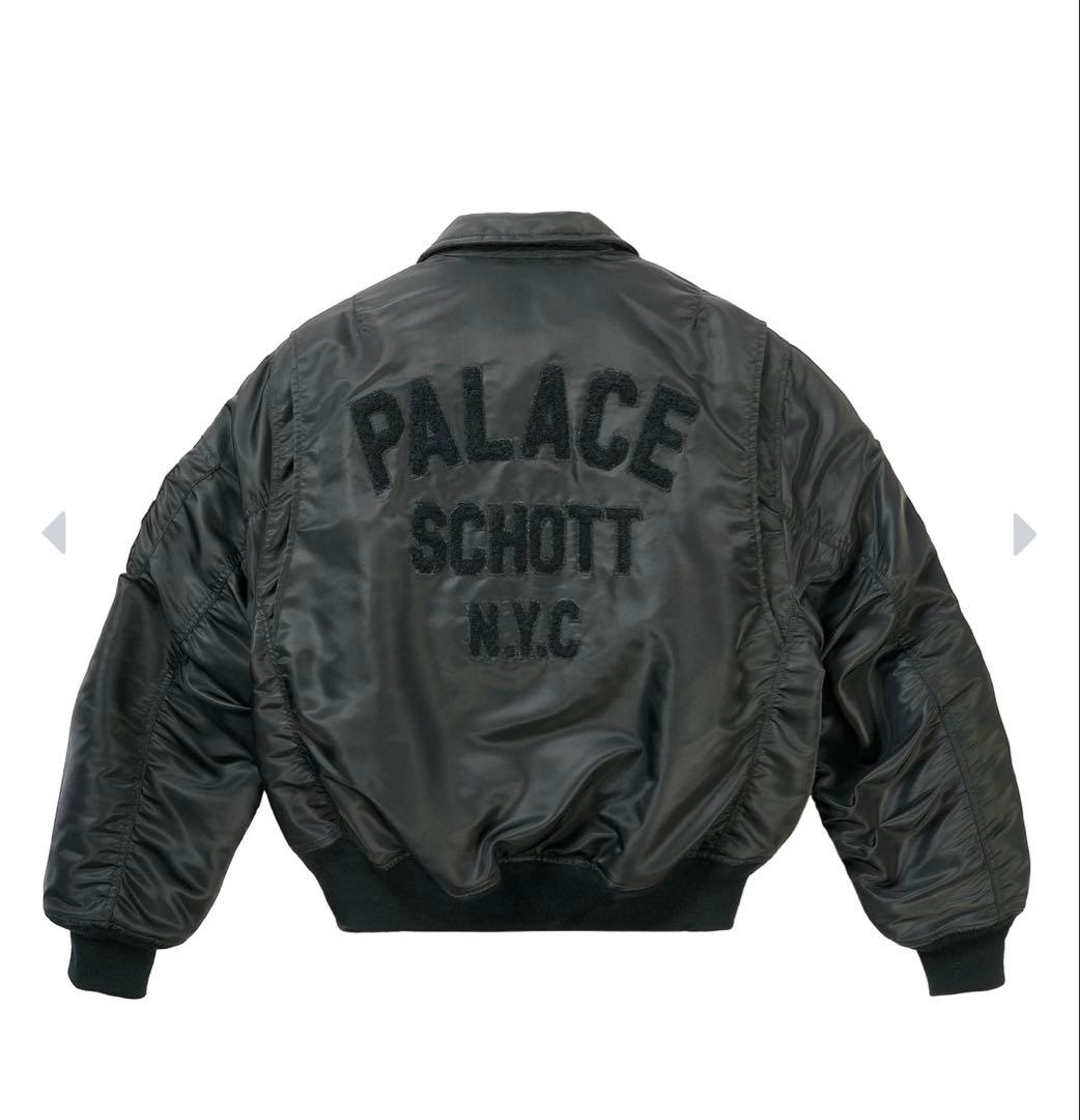 PALACE SCHOTT 90'S フィット ボンバージャケット S