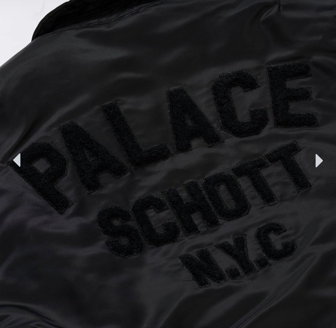 PALACE SCHOTT 90'S フィット ボンバージャケット S