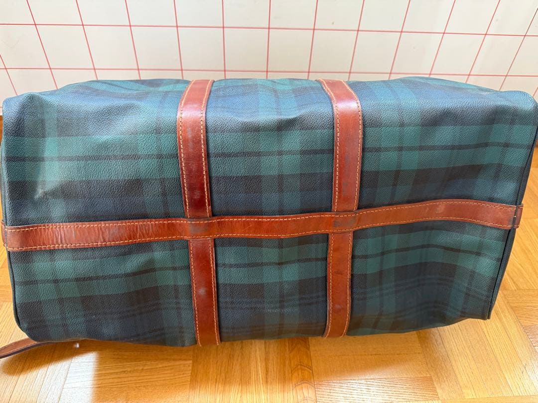 ゴ*ト様 ラルフローレン Polo Ralph Laurenチェック柄ボストンバ