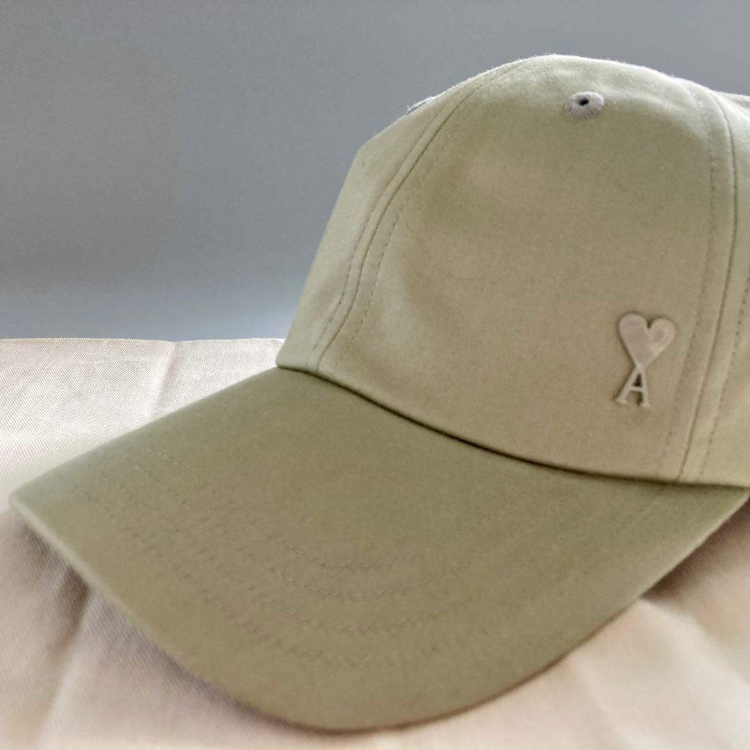 新品未使用 AMI PARIS アミパリス キャップ ハート スタッズ 男女兼用