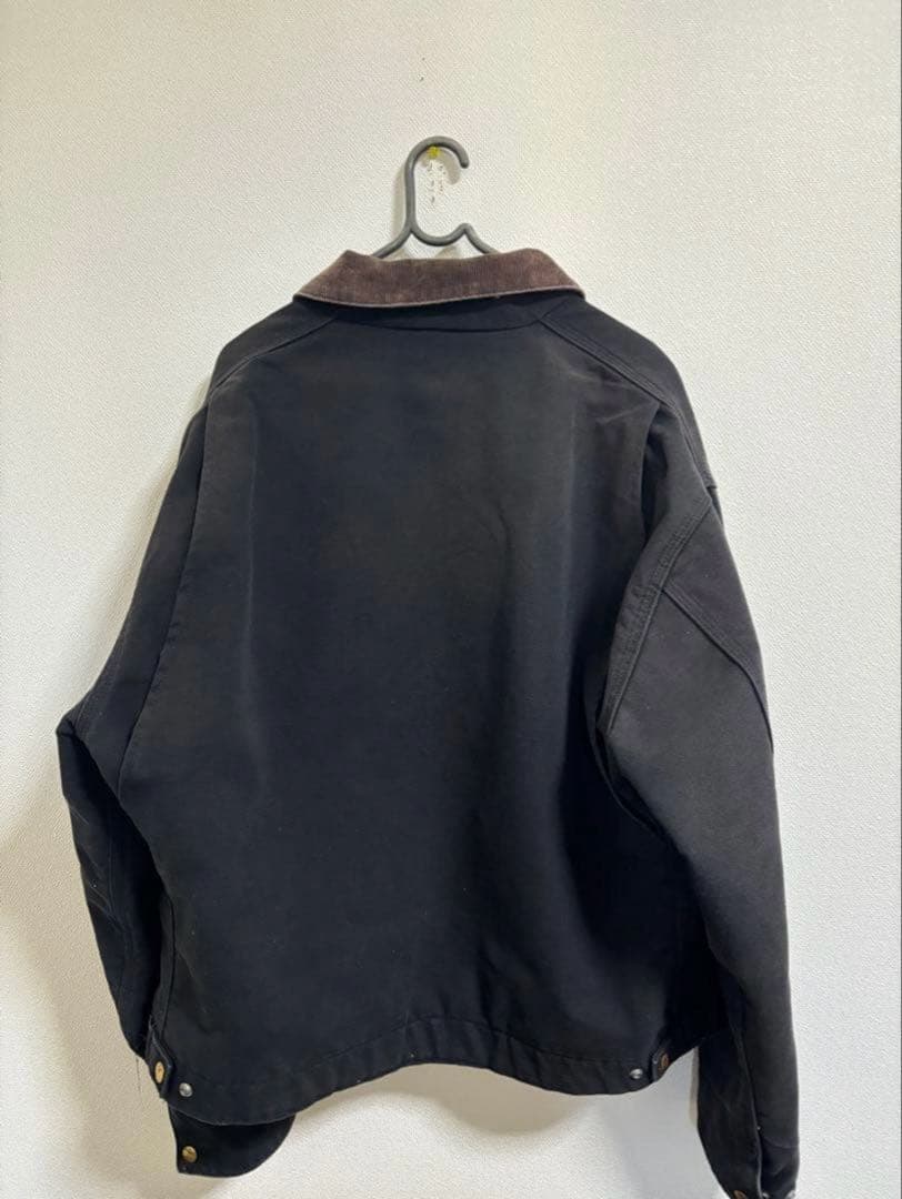 Carhartt デトロイトジャケット コーデュロイ襟 ブラック 美品