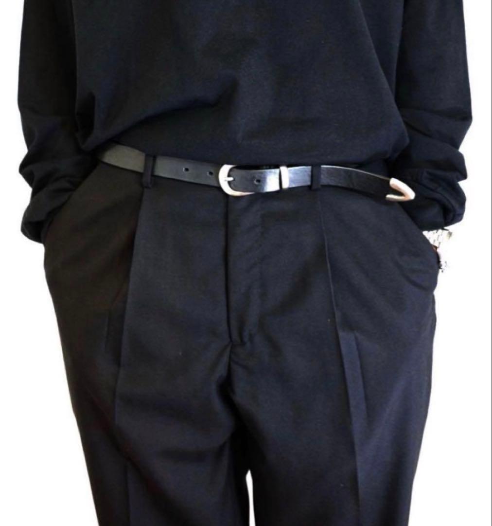 MINEDENIM Leather Western Belt （BLK）