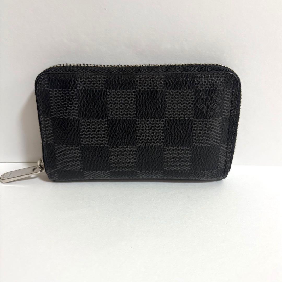 ルイヴィトン ジッピーパース ダミエ グラフィット ブラック ケース