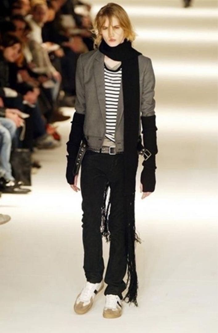 Dior HOMME ディオールオム ロングフリンジマフラー エディ 美品