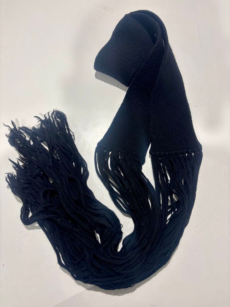 Dior HOMME ディオールオム ロングフリンジマフラー エディ 美品