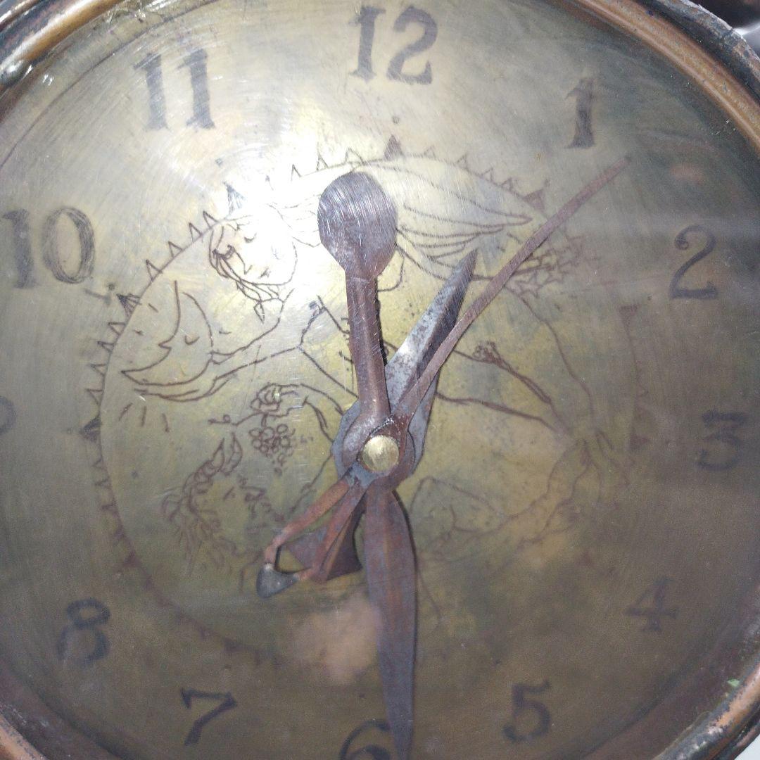 無骨 傘立て 銅製 アンティーク品