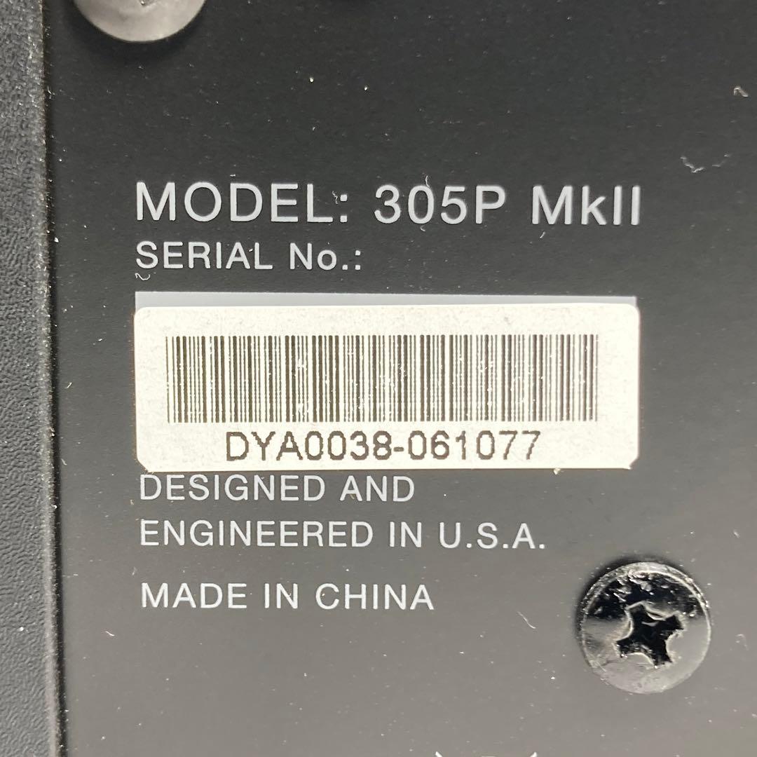 極美品 JBL パワードスタジオモニター 305P MkII ペア セット