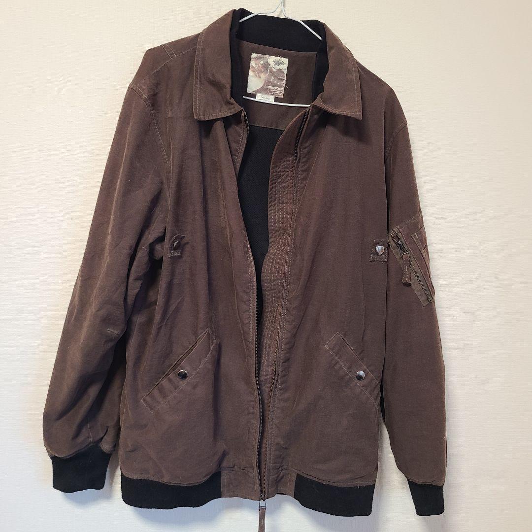 Resurrection ジップアップジャケット ヴィンテージ加工　XLサイズ