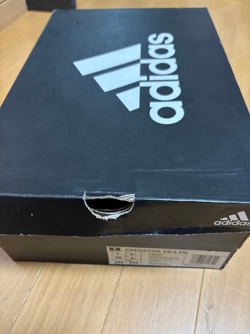adidas プレデター19.1 FG/AG シルバー 25.0cm