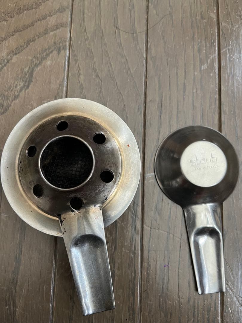 希少　廃盤　ヴィンテージ ストウブ　フォンデュ鍋　チョコレート色