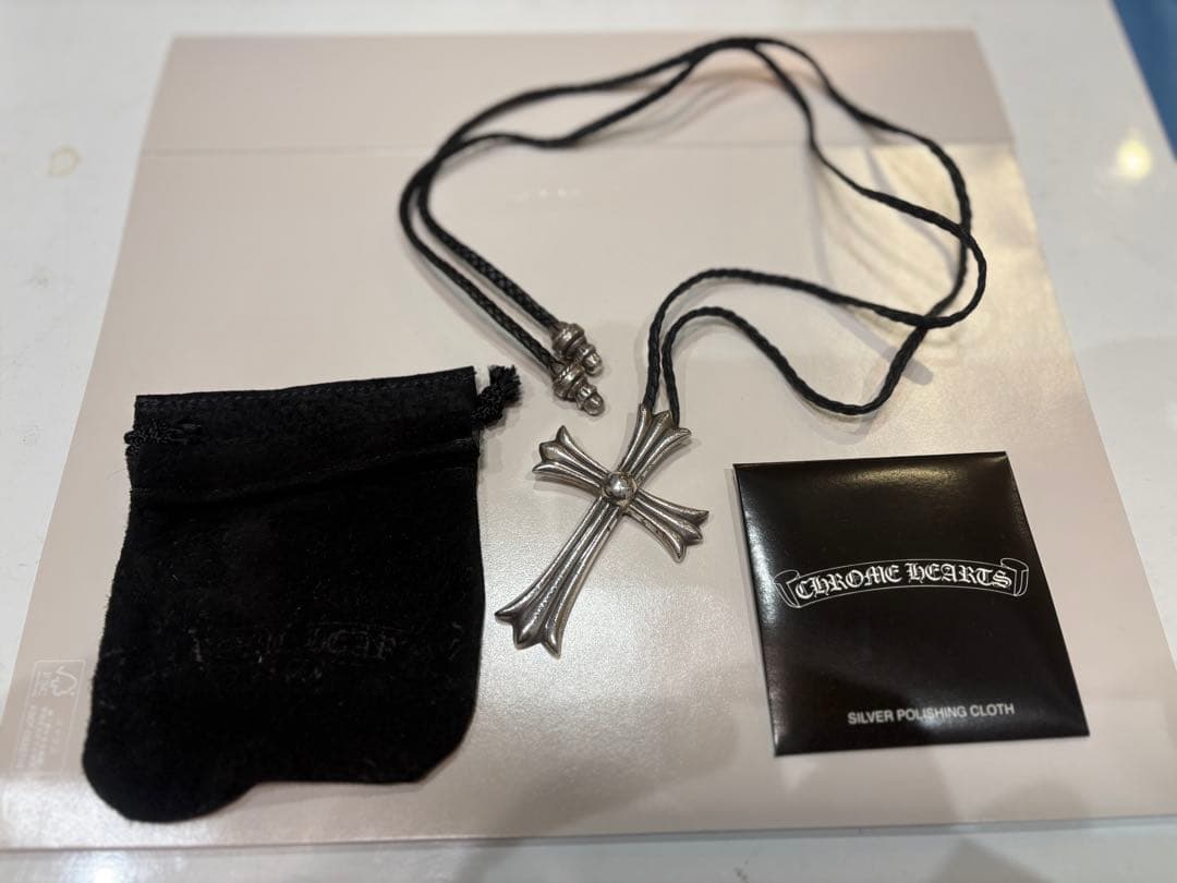 【正規店購入】クロムハーツ ラージクロス （保存袋・ポリッシュ付）