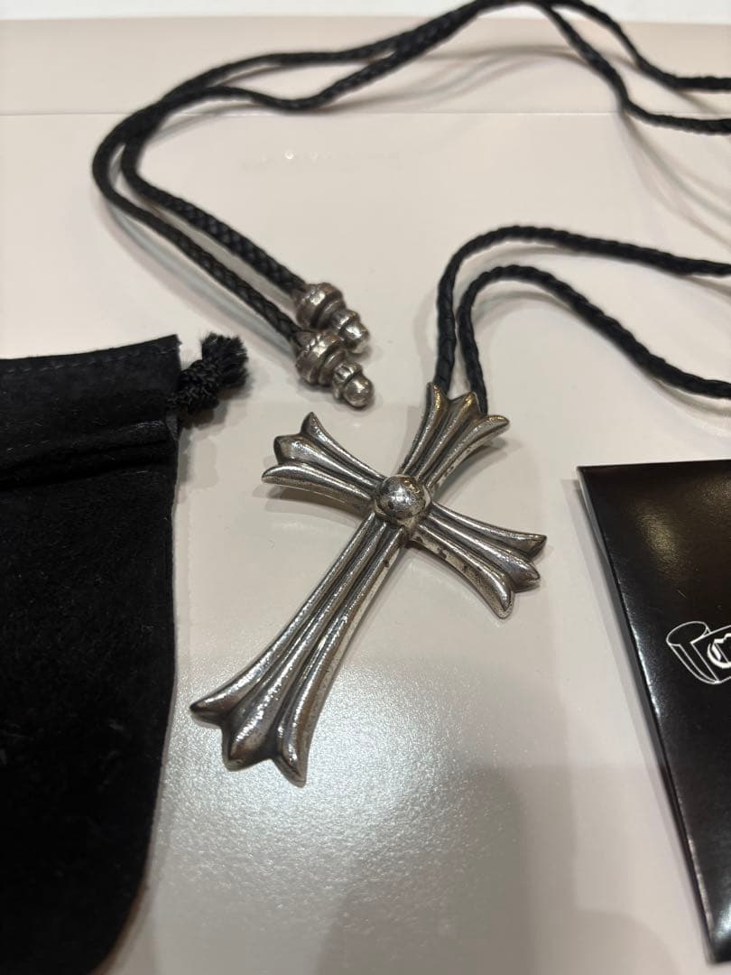 【正規店購入】クロムハーツ ラージクロス （保存袋・ポリッシュ付）