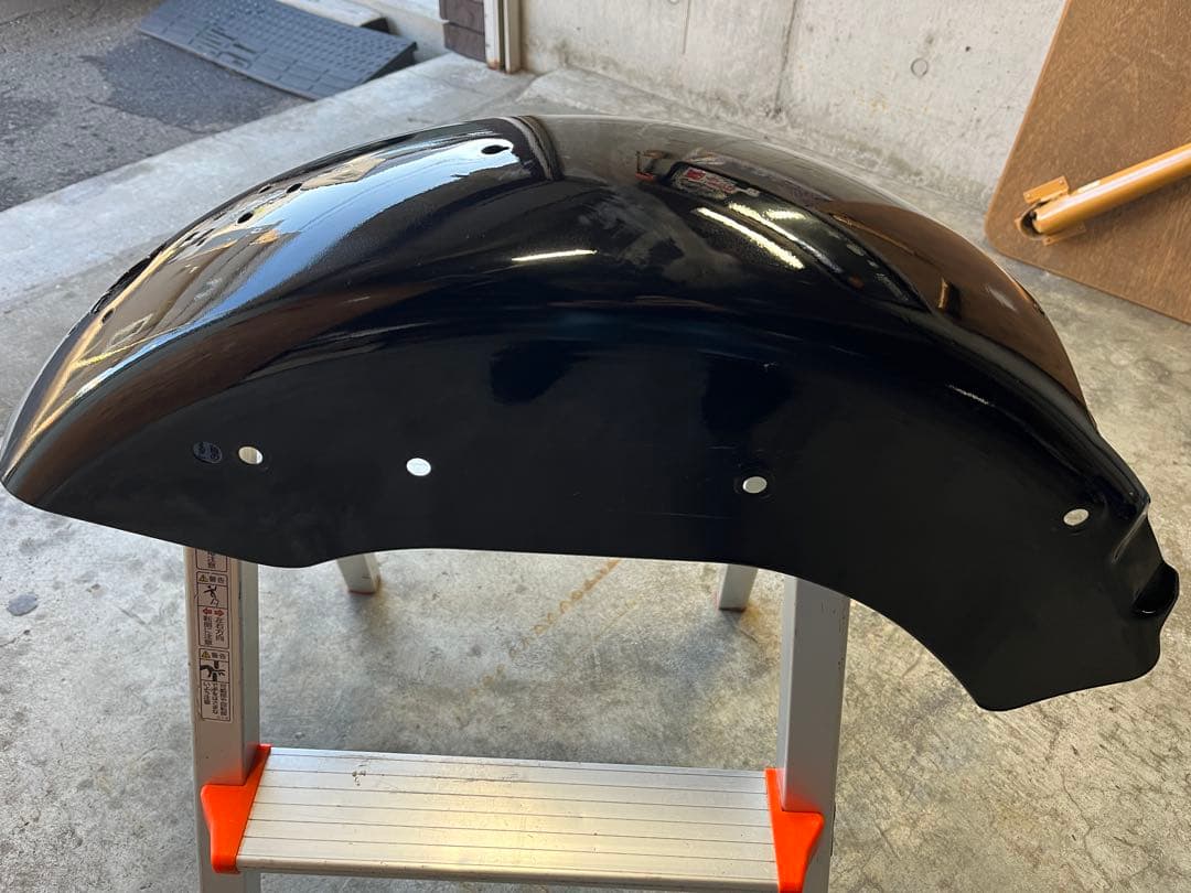 ハーレー　リアフェンダー　2001年式 FLSTF ファットボーイ　カット済黒