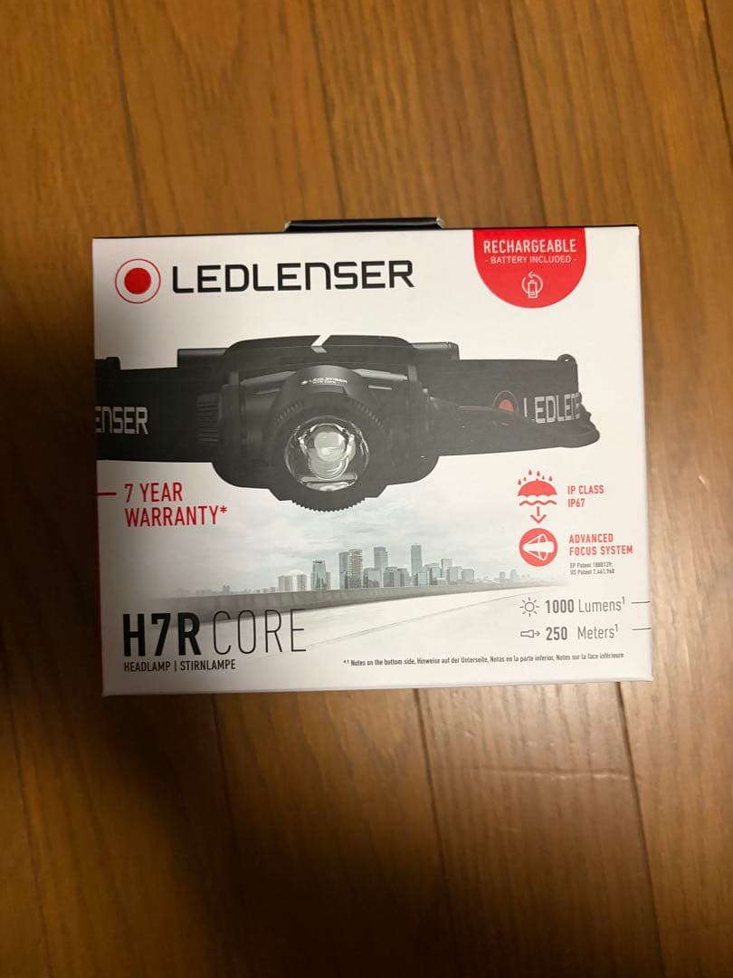 新品　未使用　LEDLENSER h7r core レッドレンザー