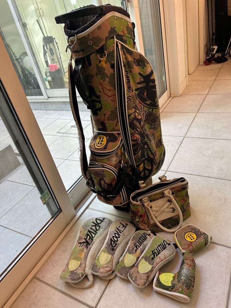 ラッセルノキャディバッグ おまけ(Dr.FW.UT.PTカバー、トートバッグ)付