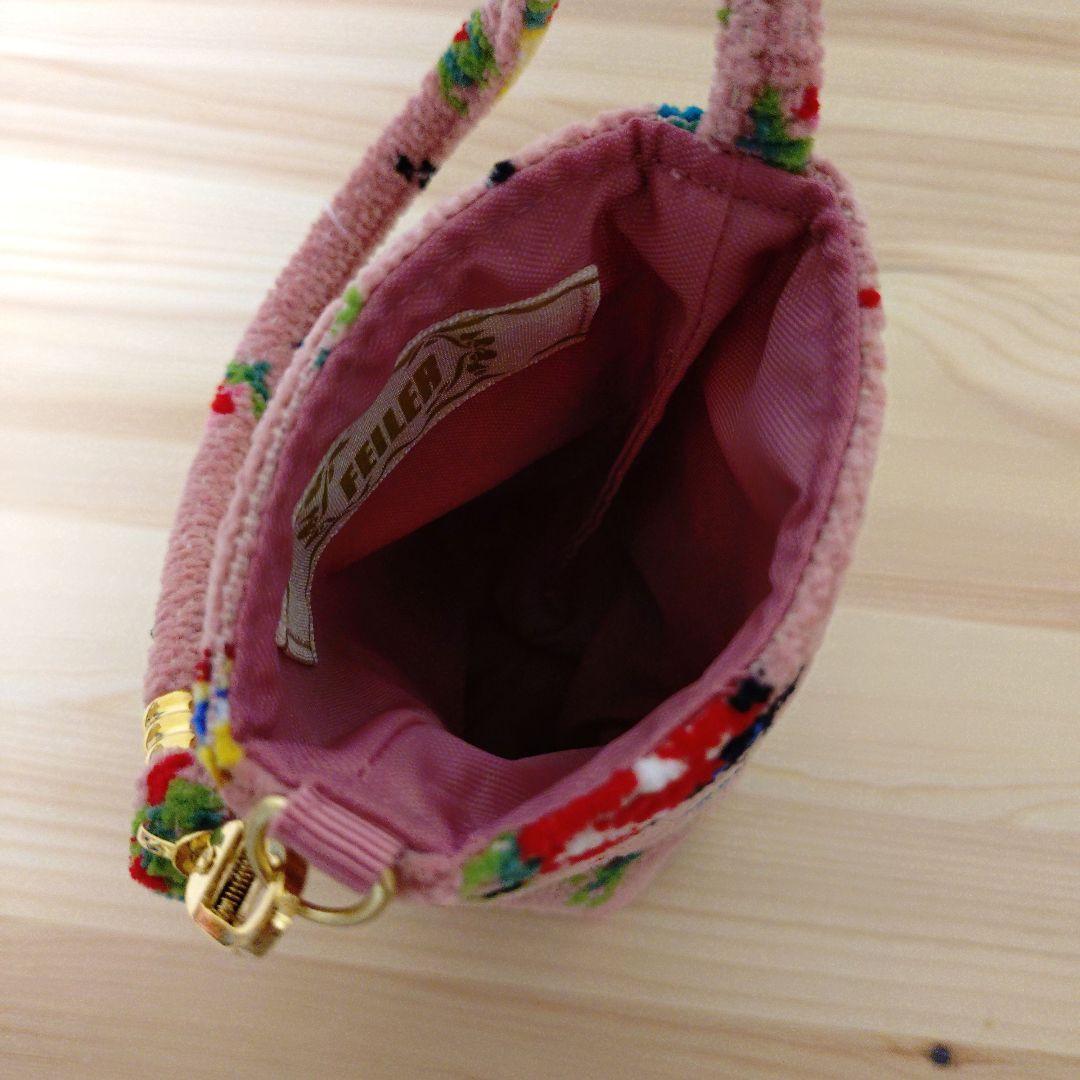 【新品未使用タグ付き】FEILER フェイラー ハイジ ピンク ボトルポーチ