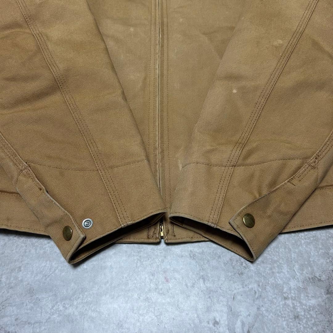 【希少モデル】80s カーハート デトロイトジャケット USA製 赤キルティング