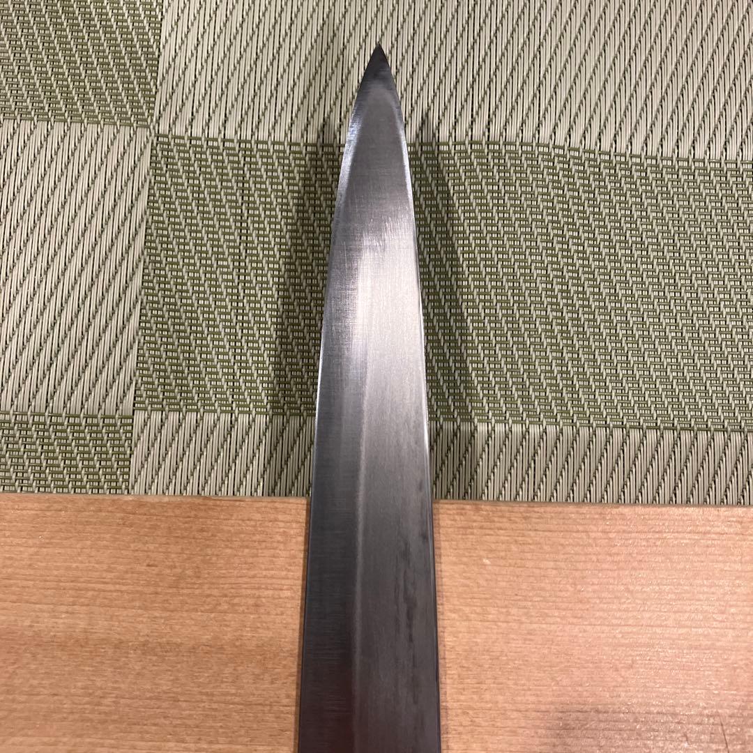 ゴールデンウィーク　久元　本焼　柳刃包丁　天然砥石で本刃付け済み❗️