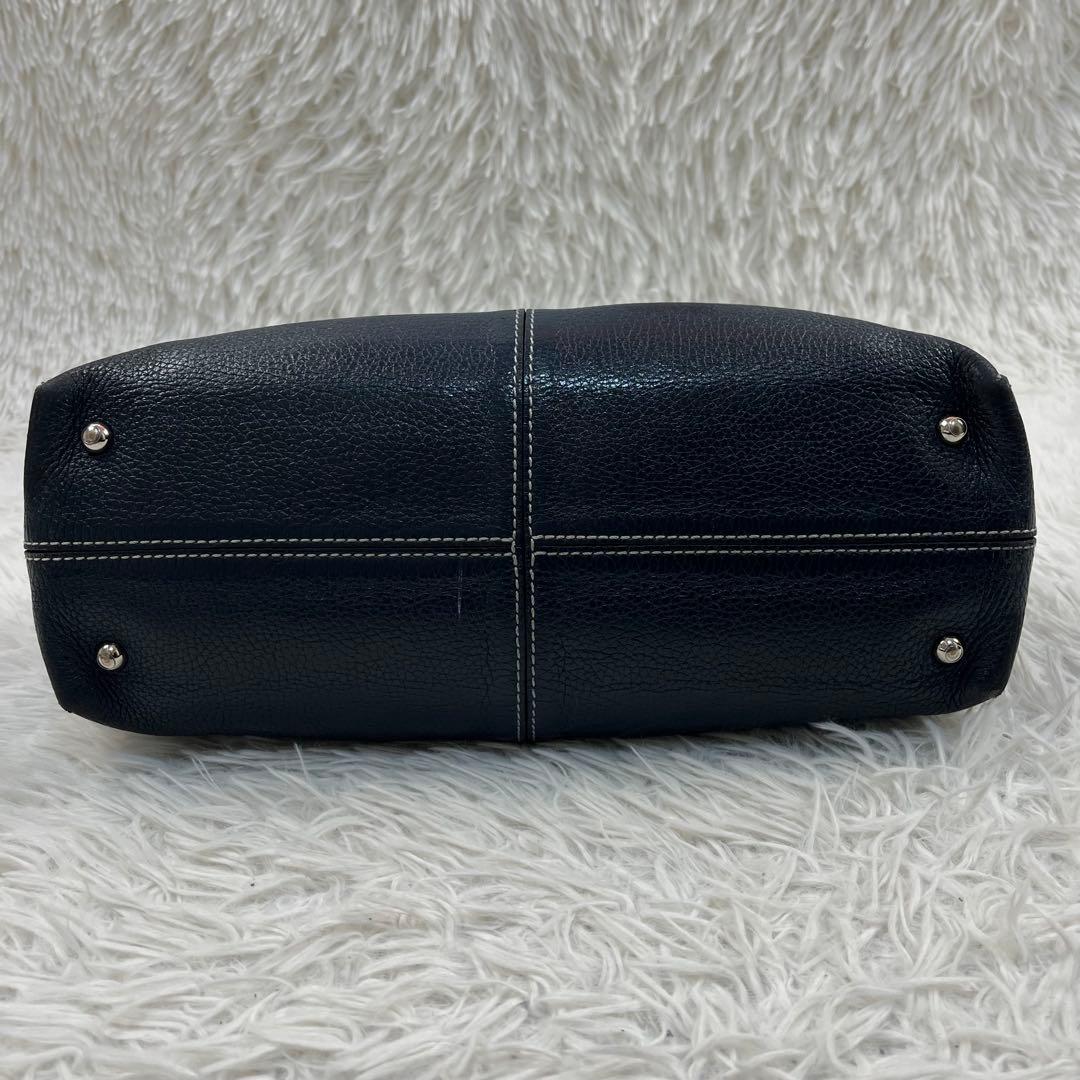 TOD’S トートバッグ Dバッグ トッズ レザー ネイビー