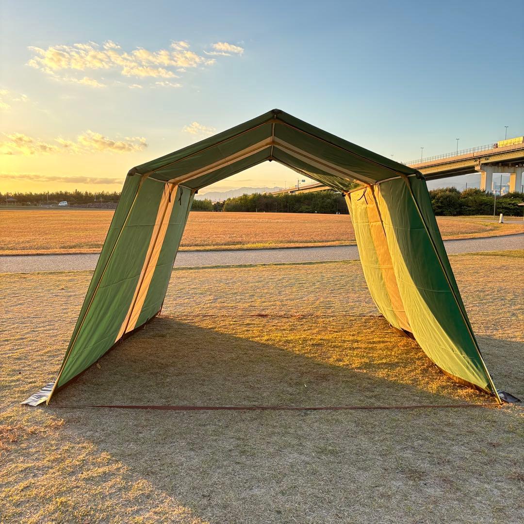 小川テント ビンテージ　ロッジシェルター　直接引取りOK・大幅お値引き可