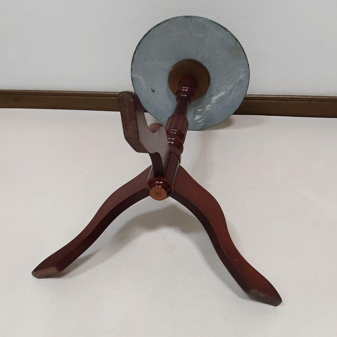 クラシック 大理石 サイドテーブル ワインテーブル