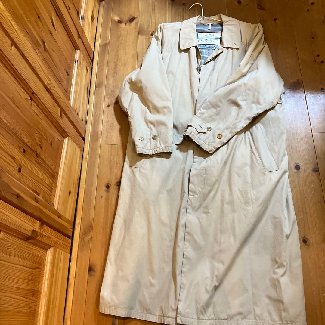 美品　Giorgio Armani ベージュ トレンチコート