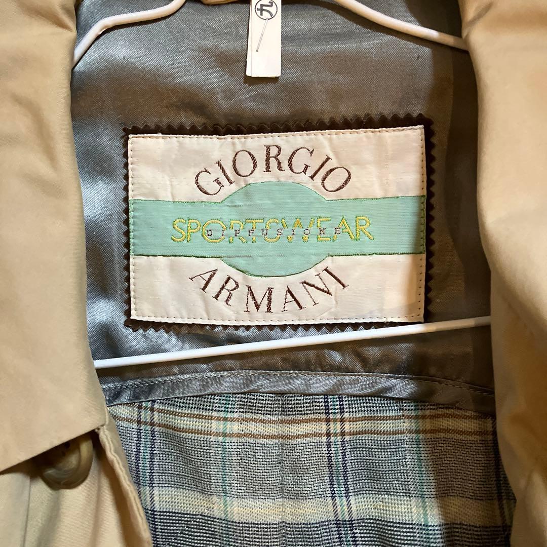美品　Giorgio Armani ベージュ トレンチコート