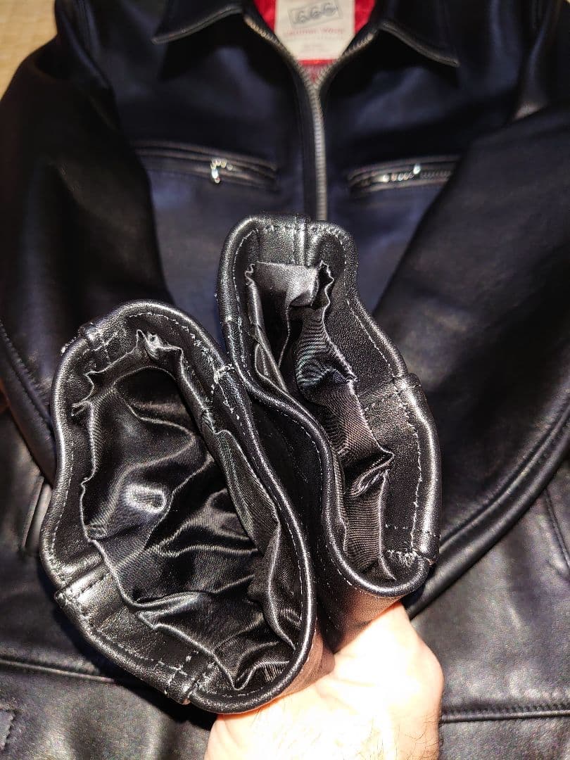 666 MYWAYMAN シングルライダースジャケット 34 現行タグ　良品