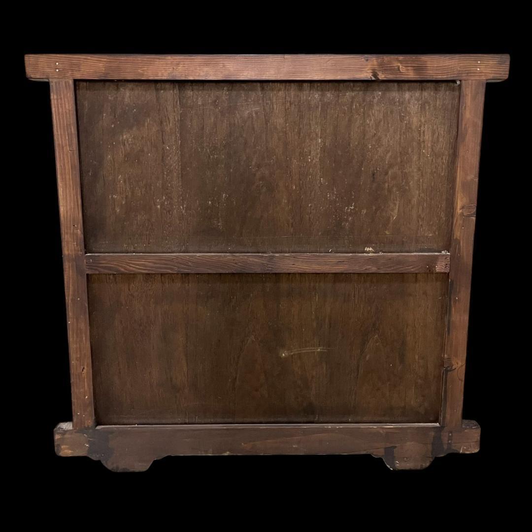 送料込み 時代物 車箪笥 龍金具 箪笥 船箪笥 和箪笥 和家具