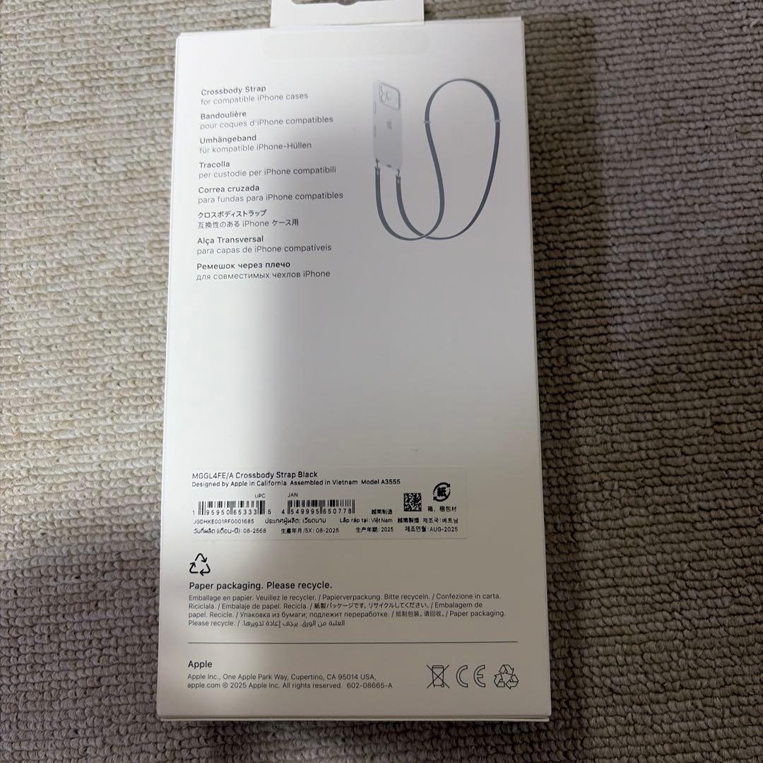 Apple iPhone クロスボディストラップ　新品未使用