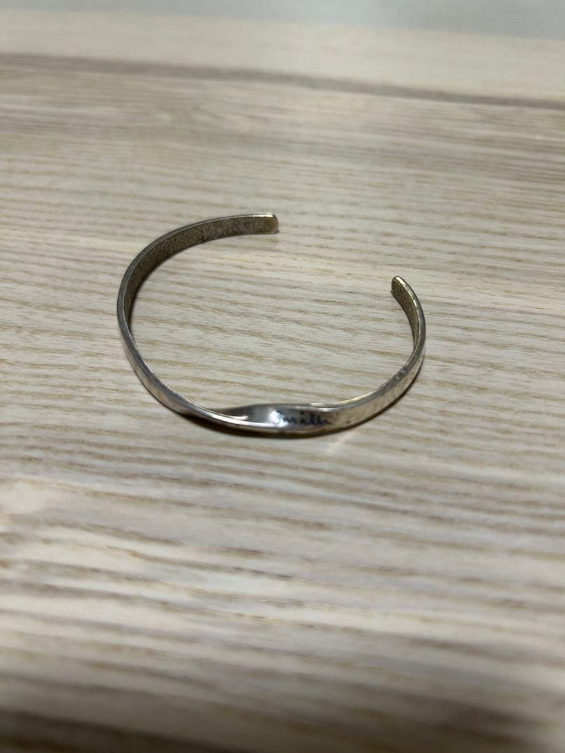 【大幅値下げ】Paul Smithシルバーバングルツイスト、ツイストリングセット