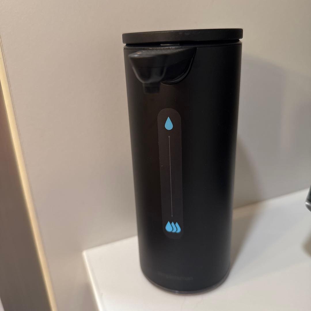 Y326★simplehuman 自動センサー式容器 ブラック　タッチレス