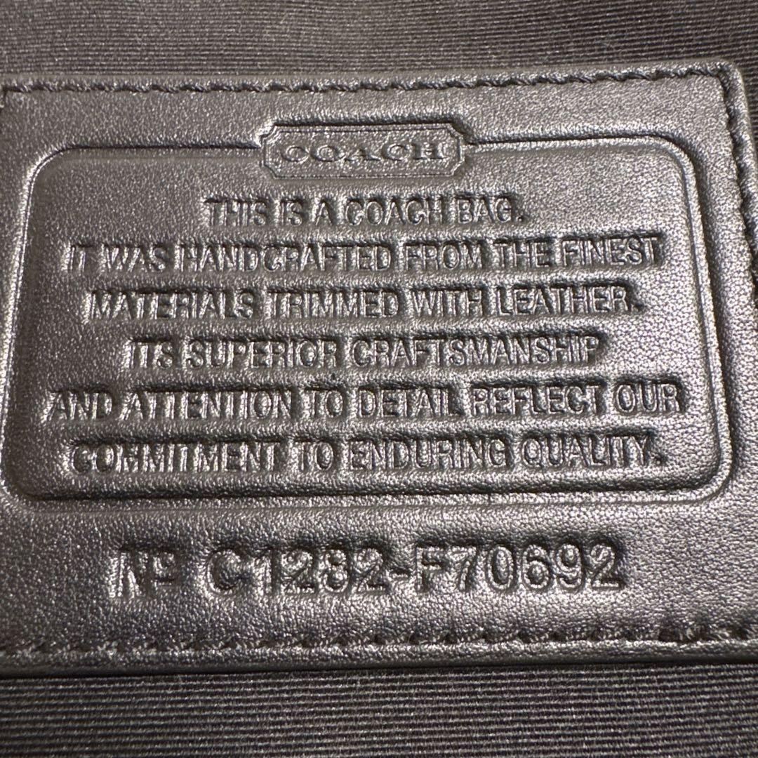 【未使用級】COACH ワンショルダー スリングバッグF70692 ブラック