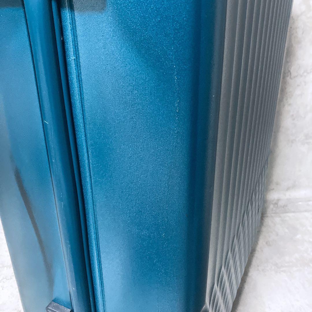 【希少・美品】HaNT キャリーケース ソロ ブルー シースルー 53L