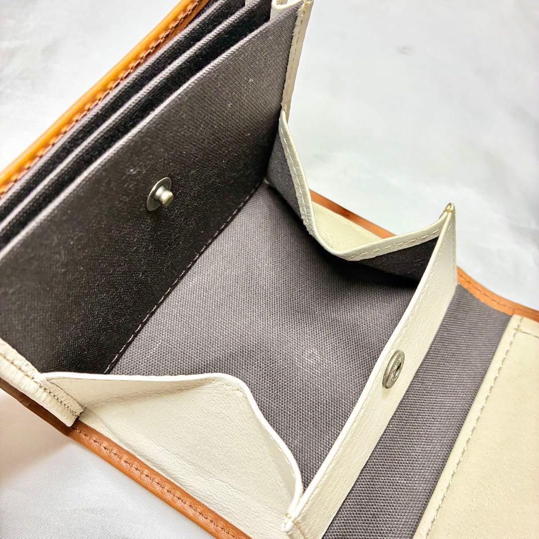 【未使用】　m+ ミッレフォッリエⅡ P25 財布　ウォレット　コニャック