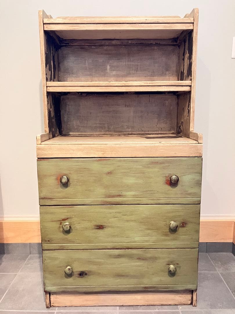 【さらに！お値下げしました】アンティークチェストキャビネット棚　カリフォルニア