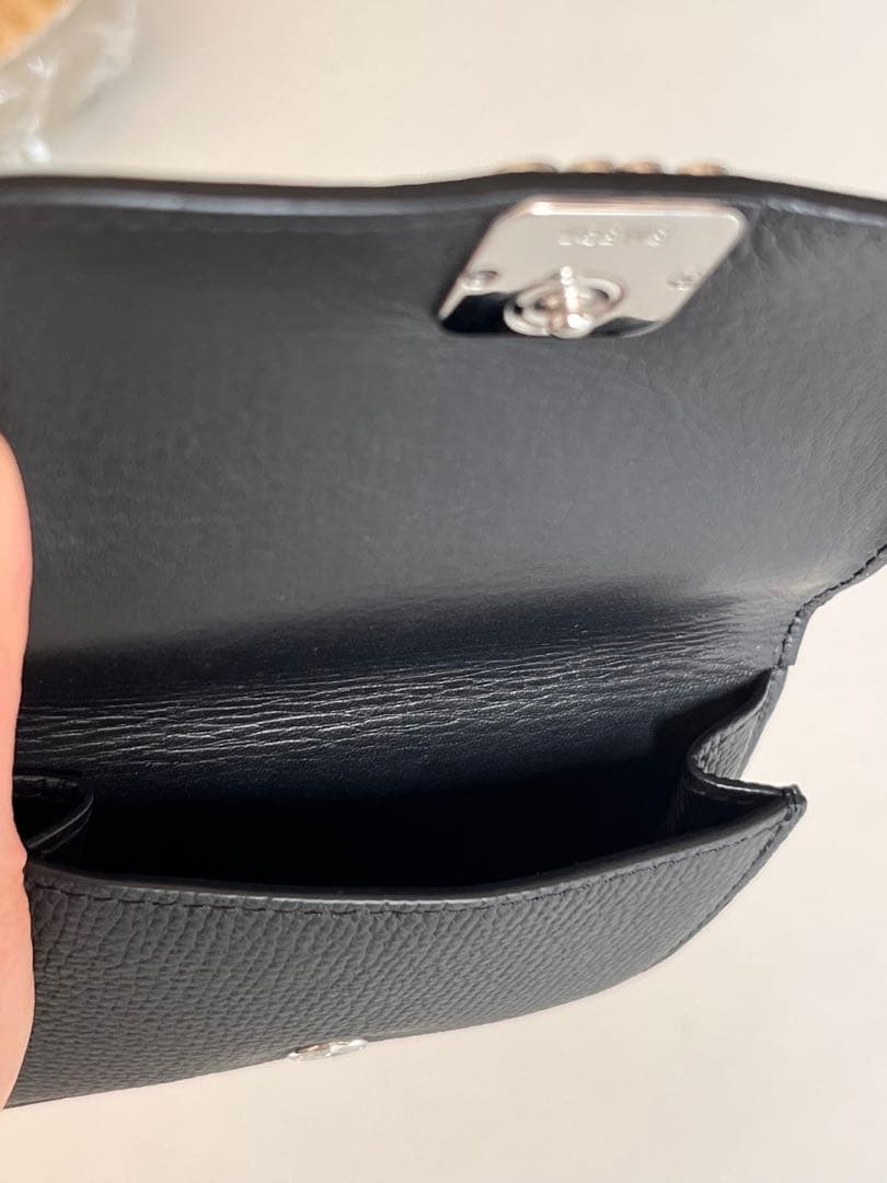 LOEWE 三つ折り財布　ブラック