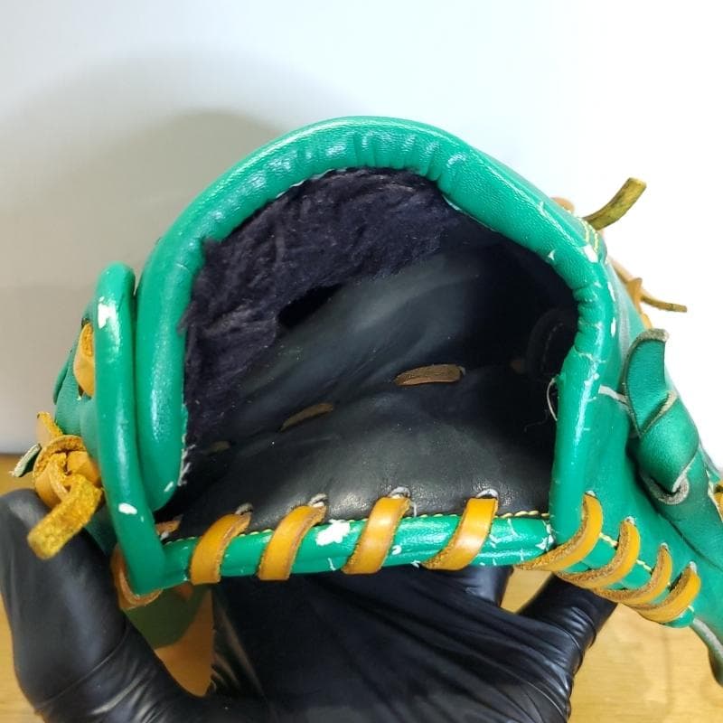 ミズノ フィールドグリスター 限定カラー グラスグリーン 児童用 軟式グローブ