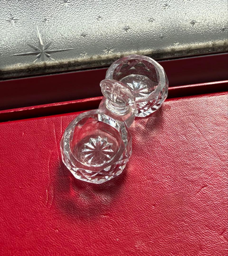 バカラ ソルト&ペッパー　調味料入れ　ダイヤモンド型　　希少作品　高級品