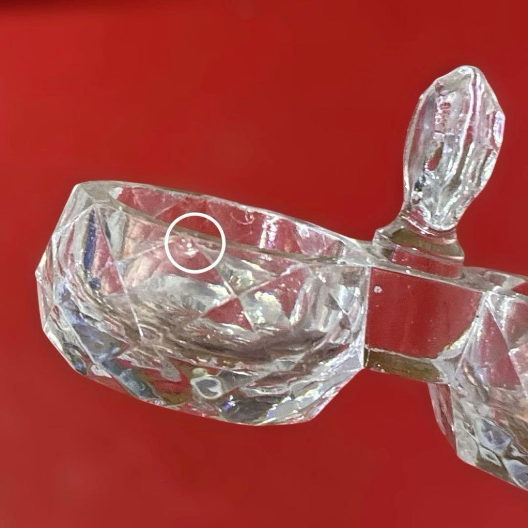 バカラ ソルト&ペッパー　調味料入れ　ダイヤモンド型　　希少作品　高級品