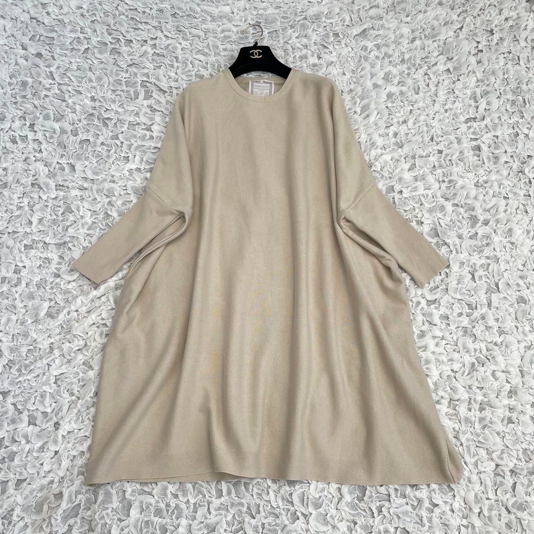 ビアズリー　コットンビッグニットワンピース