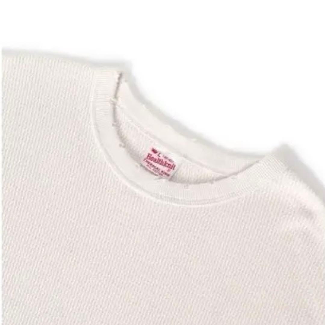 【L】ヘルスニット 52027 サーマルキングラッセルハニカム　クルーネックNT