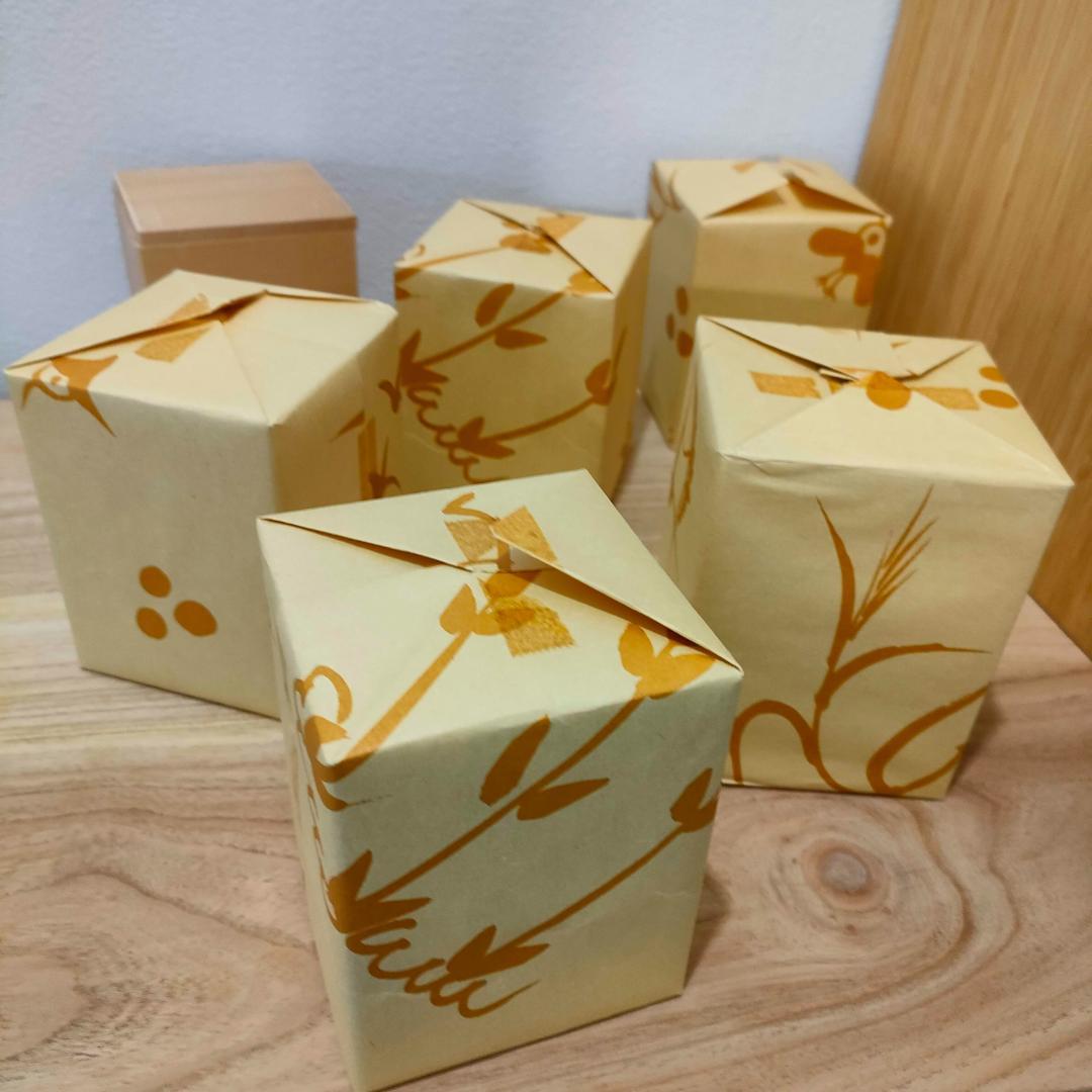 十三代中里太郎右衛門窯 絵唐津 湯呑 5客 共箱付【未使用品】