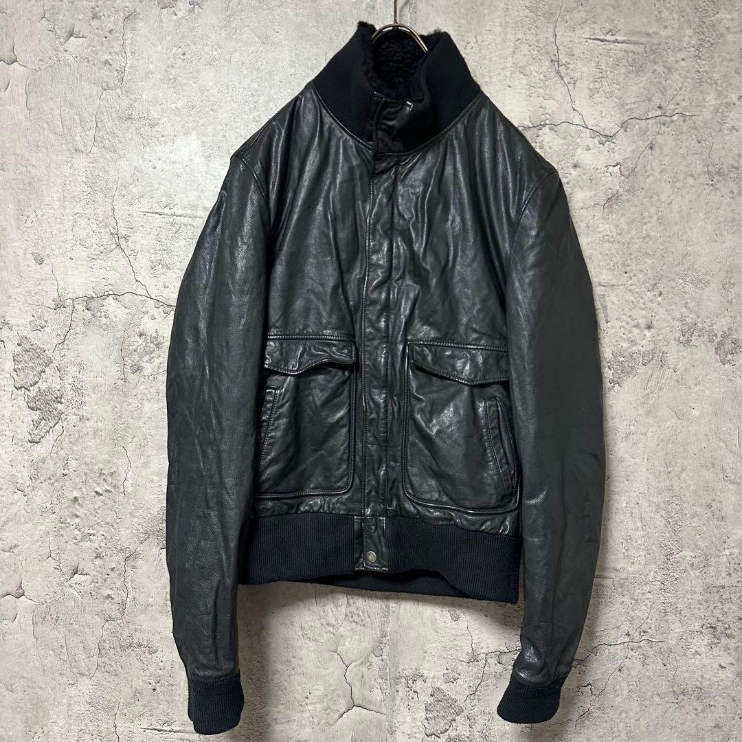 【超希少◎】DOLCE&GABBANA　レザージャケット　襟ボア　完売モデル◎