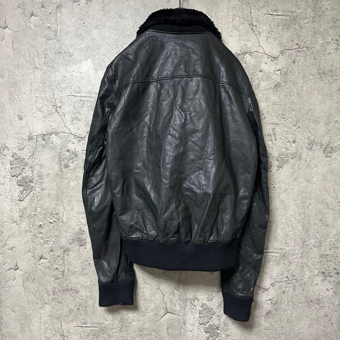 【超希少◎】DOLCE&GABBANA　レザージャケット　襟ボア　完売モデル◎