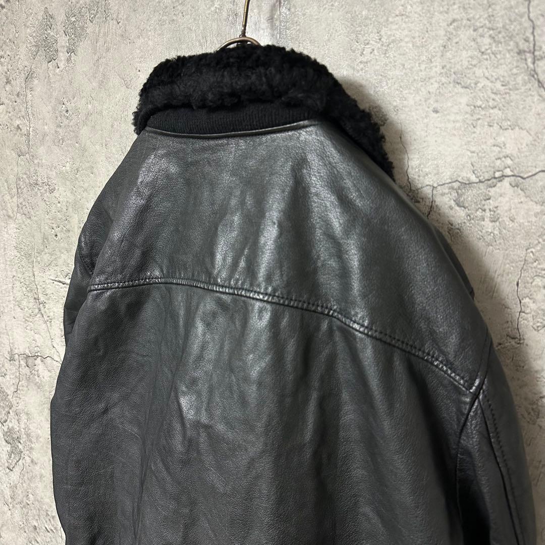 【超希少◎】DOLCE&GABBANA　レザージャケット　襟ボア　完売モデル◎