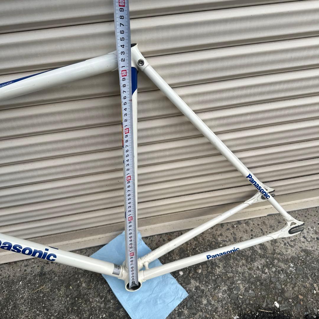Panasonic レーサーカラー　ピストバイク　フレームセット　njs