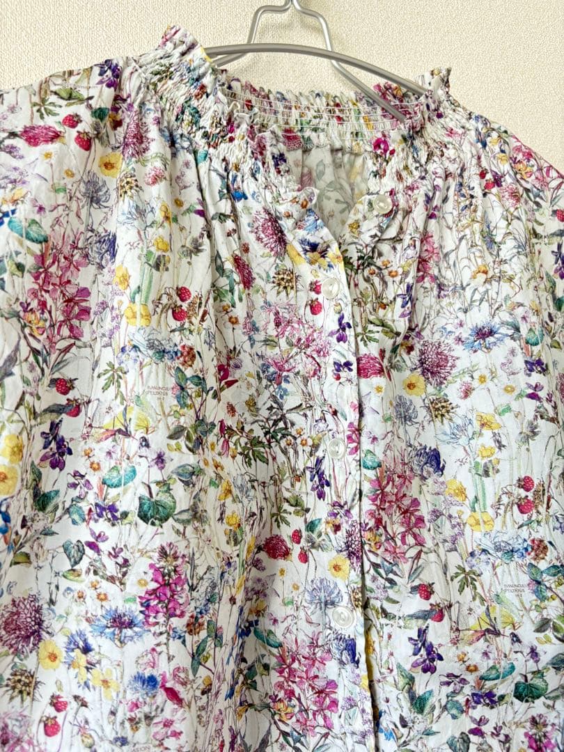 【美品】parks リバティ　ブラウス